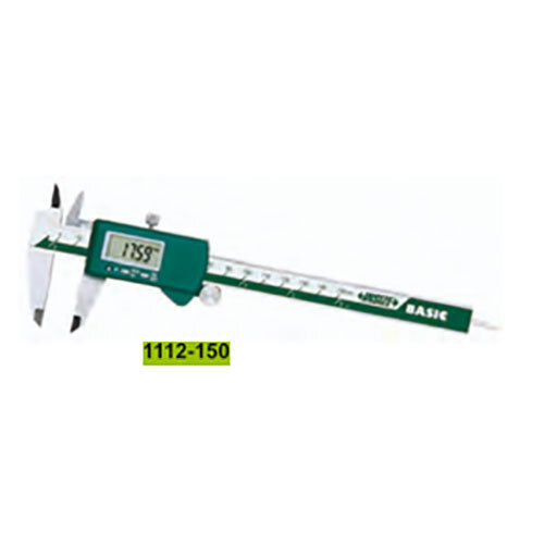 1112-150 Digital Calipers (Basic Type) - Color: Silver & Green