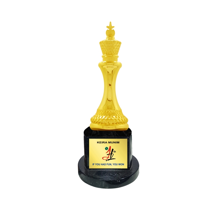 Gold Coated Trophy