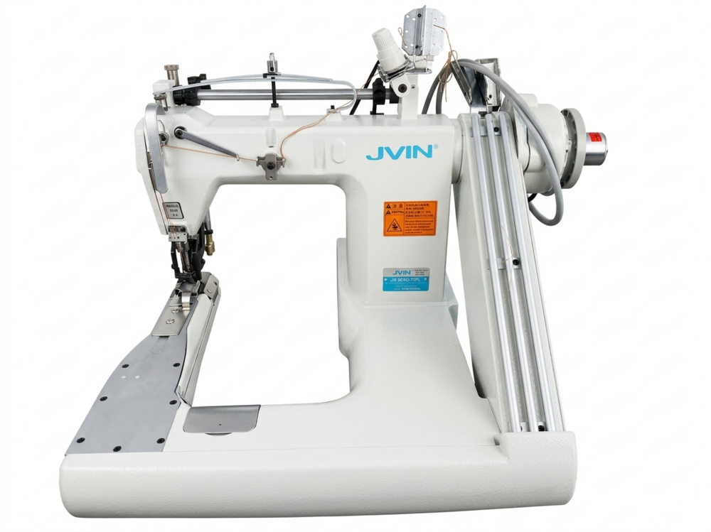 Jn-9280D-Pl High Speed Direct Drive 3 Needle Feed-Off-The-Arm Machine With Puller Complete Set. - Color: Different Available