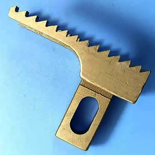 New Long Sewing Machine Feed Dog - Carbon Steel, 4x8 Inches | Versatile for All Fabrics, New Condition