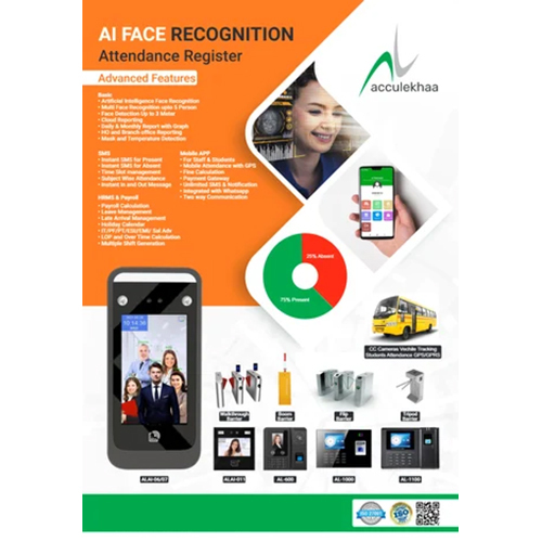 AI Face Recognition Attendance Register Software