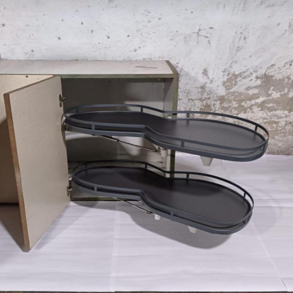 Universal Magic Corner Flat Line Chrome - Color: Silver