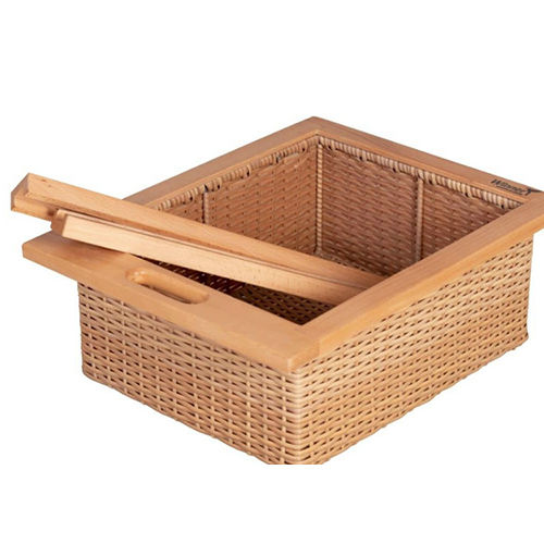 Wickar Basket Kitchen Unit Vegetable Tokri - Color: Brown