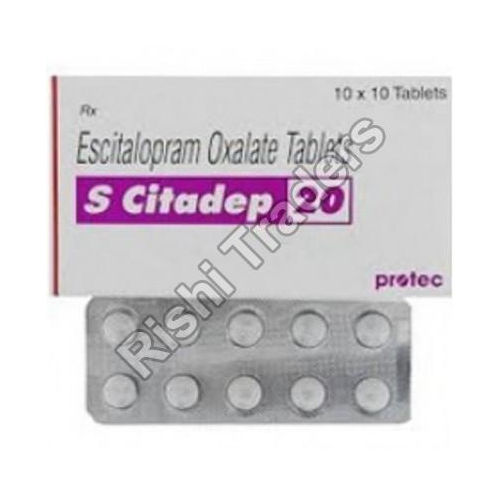 Escitalopram Oxalate Tablets - Color: White