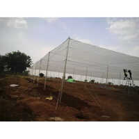 Wire Rope Net House - Polycarbonate And Poly Film Cover, Large Size | Environmentally Friendly, Passive Ventilation, Sturdy Metal, Plastic, And Wood Frame, Natural Lighting