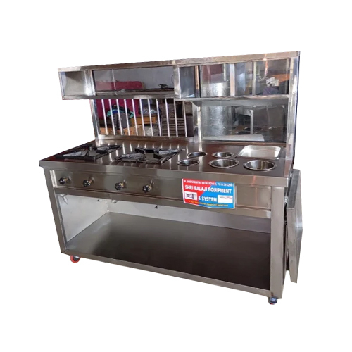 Aloo Tikki Golgappa Counter - Design: Plain