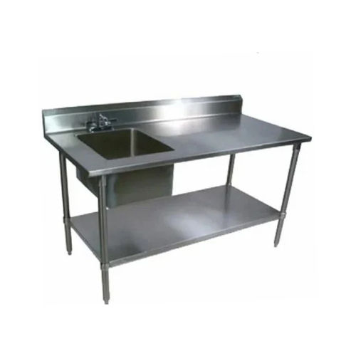 Ss Kitchen Sink With Table - Application: Commercial