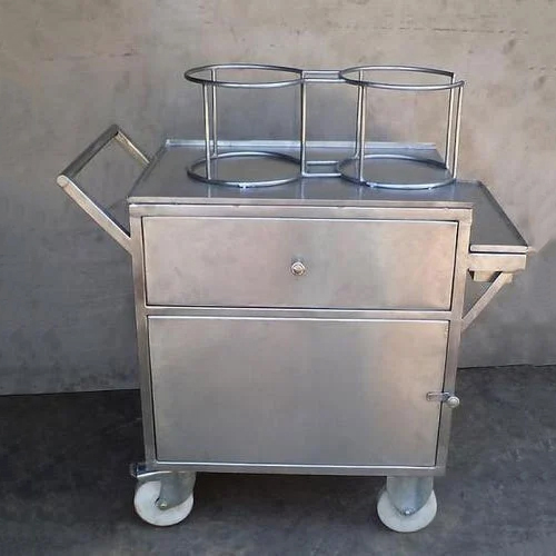 SS Tea And Snack Trolley