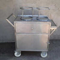 Ss Tea And Snack Trolley - Application: Commercial