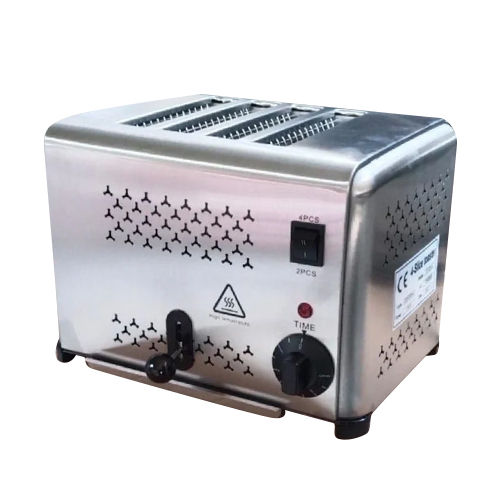 4 Slice Commercial Toaster - Color: Silver