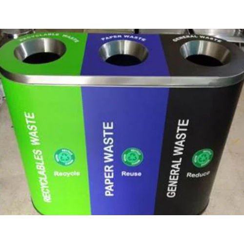 Ss Pole Mounted Bin - Application: Garbage