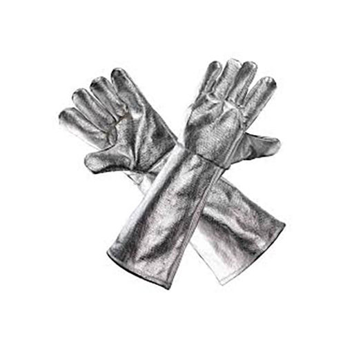 Aluminized Hand Gloves - Color: Silver