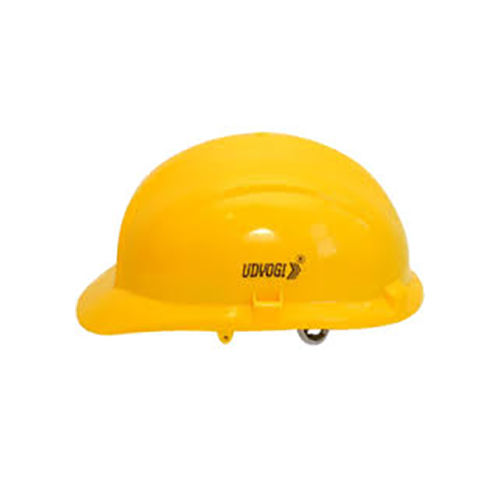 Udyogi Safety Helmet - High-Quality Materials, Different Sizes, Bright Yellow | Open Face Design, Impact Resistant, Electrical Hazard Protection, Warranty Included