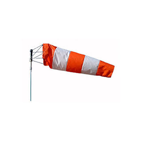 Wind Sock Landing Indicator - Color: Orange And White