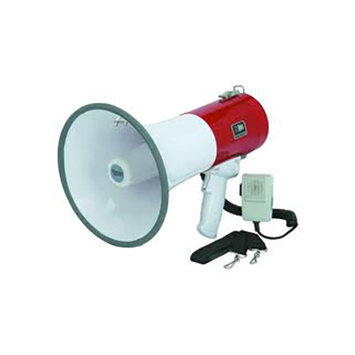 Wireless Megaphone Speaker - Color: White And Red