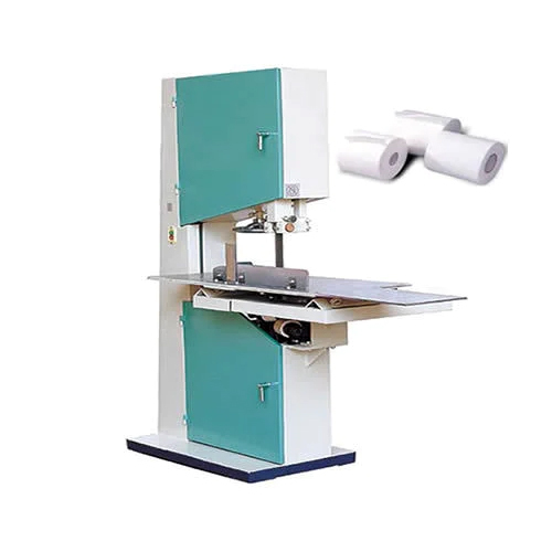 Toilet Roll Slicer Machine - Stainless Steel, 1000x1000x2000 mm | Green and White Paint Coating, Human Machine Interface, 220-240 Volt, Warranty Included