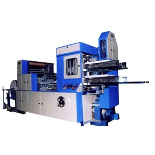 Double Decker Paper Napkin Machine - Color: Blue
