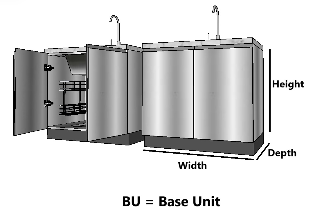 Modular Kitchen Cabinets - Brand Name: Jindal Steel