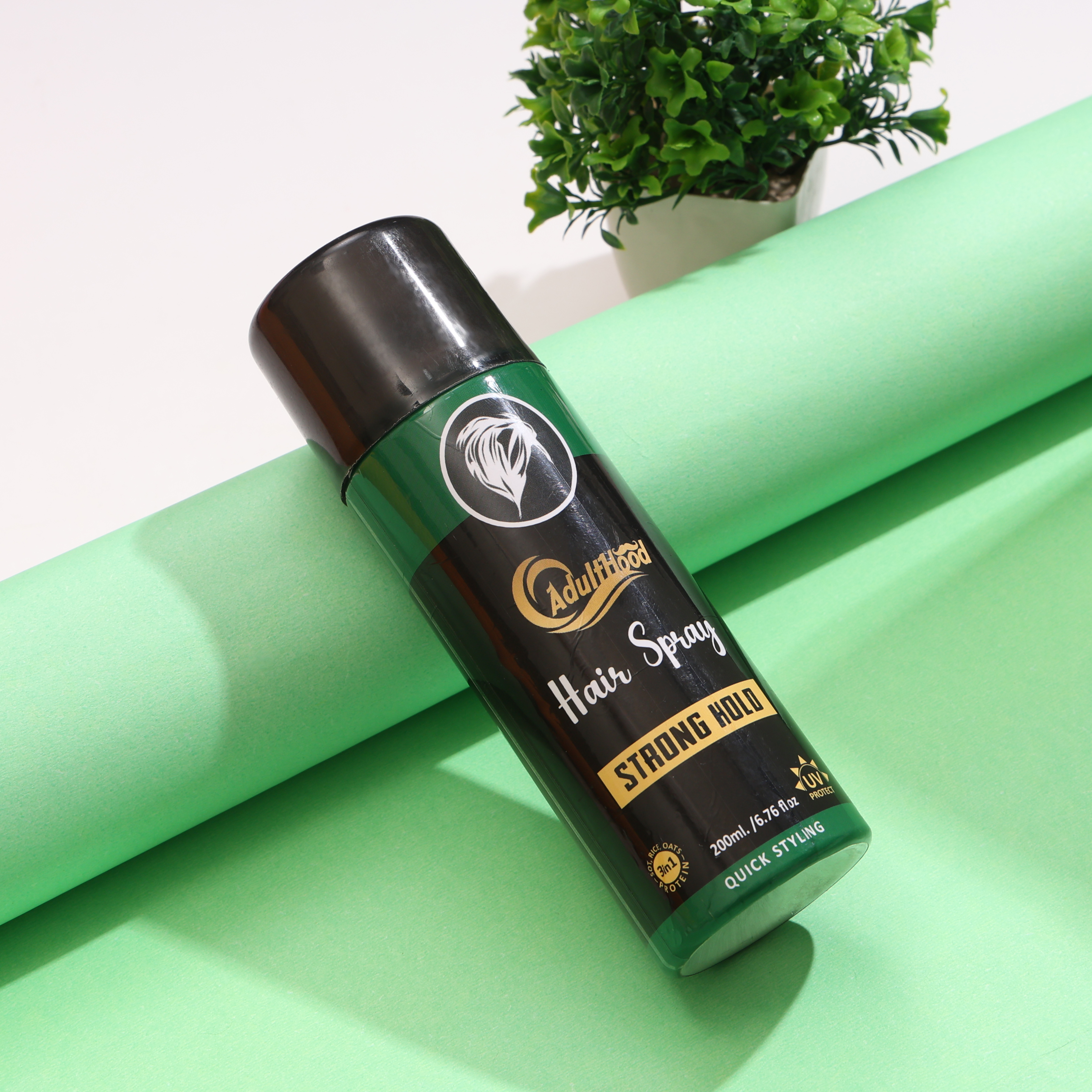 Adulthood Hair Spray - Herbal Liquid Formulation | Lightweight Quick-drying Long-lasting Hold Enhanced Shine Easy Brush-out Flexibility