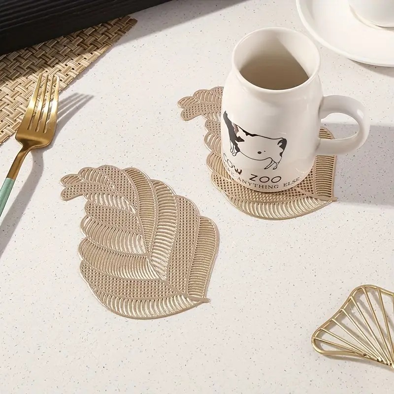 CHERRYBOX LEAF DESING COASTER