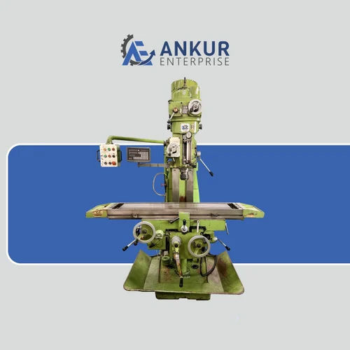 Dahlih Used Vertical Turret Milling Machine - Color: Green