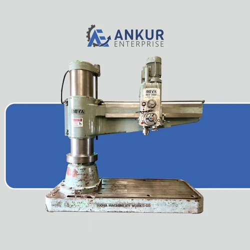 Used Radial Drill With Table Ooya (Japan) Radial Drilling Machine