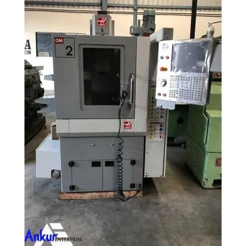 Hass Om2A Vertical Machining Center (Vmc) With 4Th Axis Rotary Table - Color: Gray