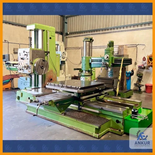 Model No-W100A Horizontal Boring Machine - Color: Green