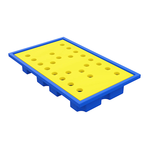 Plastic Single Wall Spill Pallets - Plastic Type: Abs