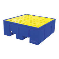 Plastic Double Wall Spill Pallets - Plastic Type: Abs