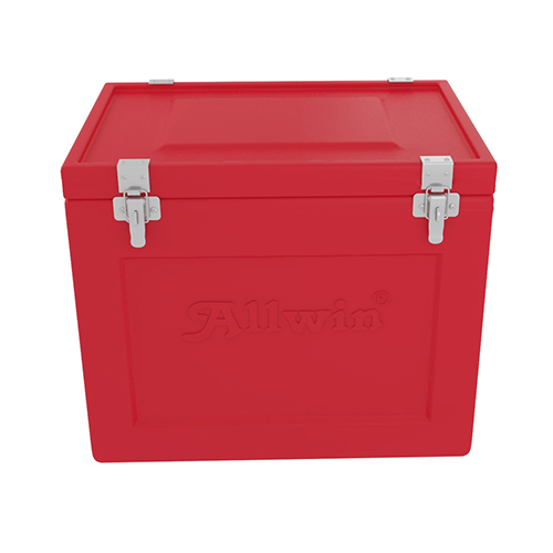 Red Plastic 150 Liter Plain Insulated Ice Box