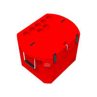 Insulated Ice Cooler Box - 60 Liter Capacity, High-quality Plastic Material With Glossy Lamination Finish, Portable Design For Outdoor Activities, 1-year Warranty