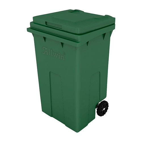 Portable Roto Moulded Plastic Dustbin - Color: Different Available