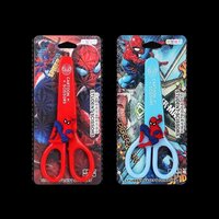 Cherrybox Kids Spider Man Scissors For School Projects - Plastic, Standard Size, Spider-man Style | Ideal For Crafts, Fun Birthday Return Gifts