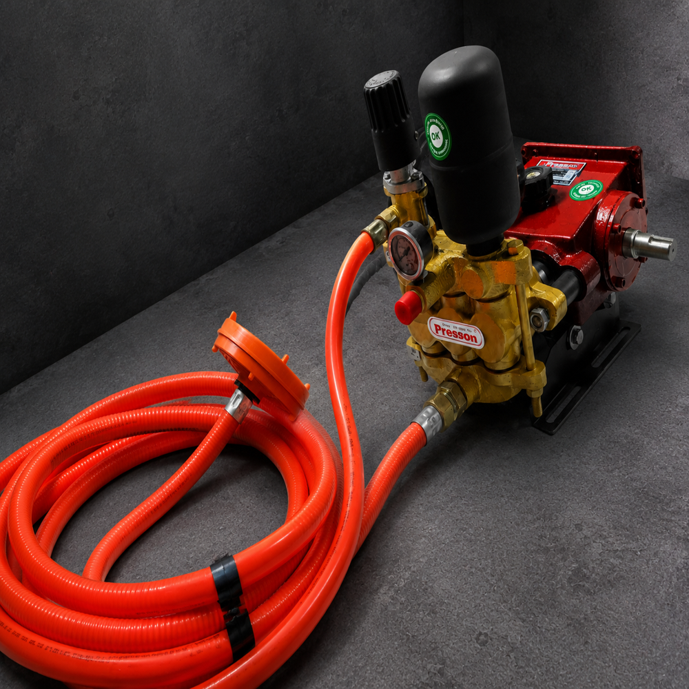 50ltr 3 Piston Car Washing Pump - Material: Mild Steel
