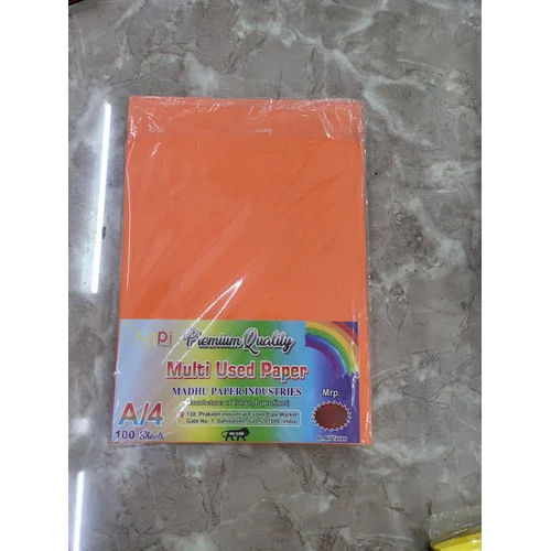 A4 Color Paper Pack - Color: Orange