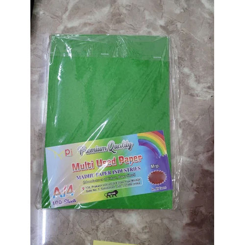 70 Gsm A4 Green Multi Used Paper