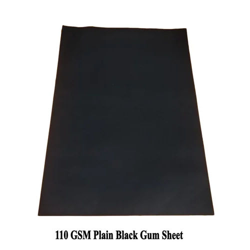 170 Gsm Black Paper Sheet - Shape: Rectangle