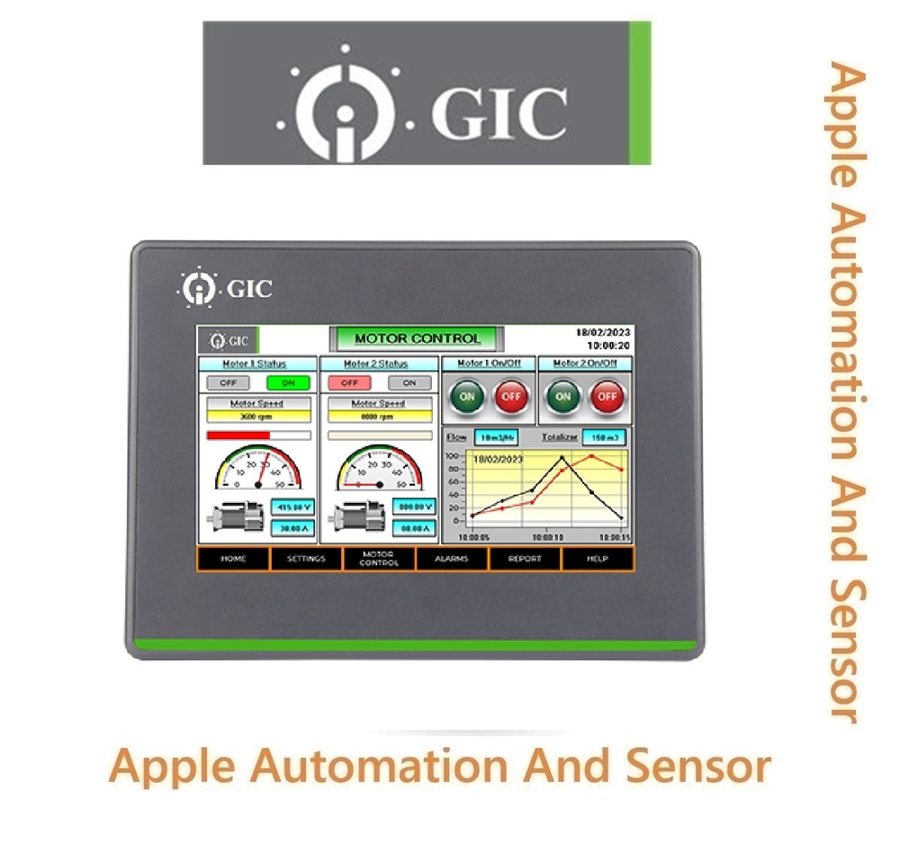 Hm110b-n000 Gic Human Machine Interface - Input, Output, Size, Weight, Dimension, Function | 1-year Warranty, Multiple Model Compatibility