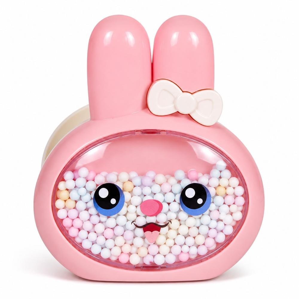 CHERRYBOX KIDS BUNNY PEN PENCIL HOLDER - Plastic, Standard Size, Oval Shape | Fun Bunny Design, Ideal for Office and Kids' Birthday Return Gifts