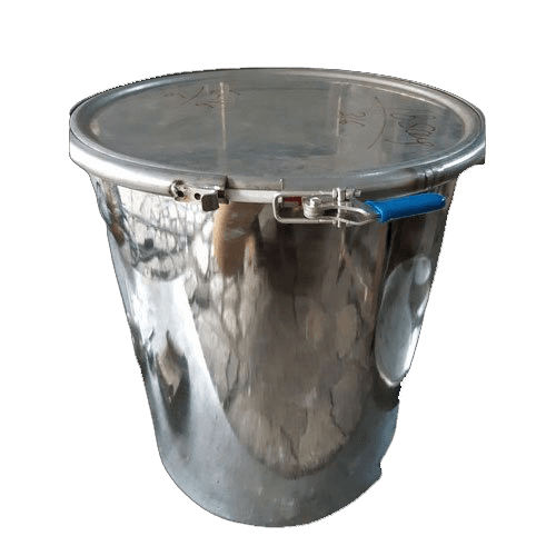 Ss Drum With Lid - Material: Stainless Steel