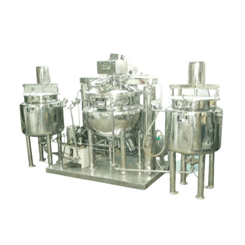 Ointment And Cream Manufacturing Plant - Material: Stainless Steel