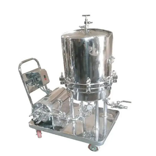 Zero Hold Up Sparkler Filter Press - Material: Stainless Steel