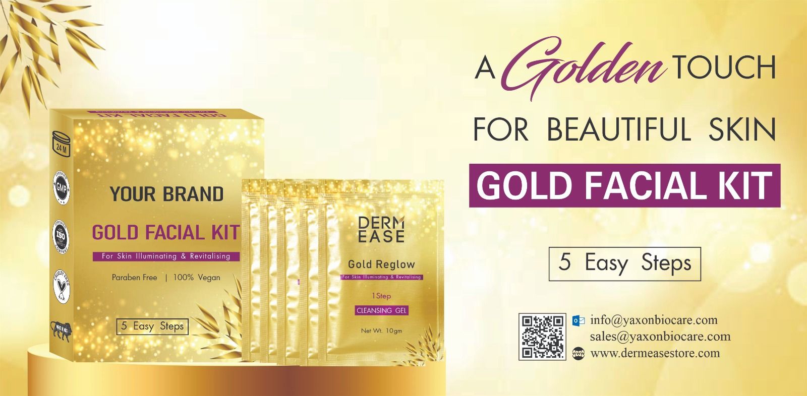 GOLD FACIAL KIT 