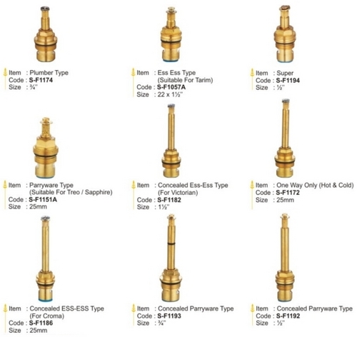 ब्रास सिरेमिक डिस्क कार्ट्रिज