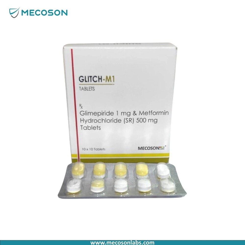 Glimepiride 2mg metformin 1000mg tab