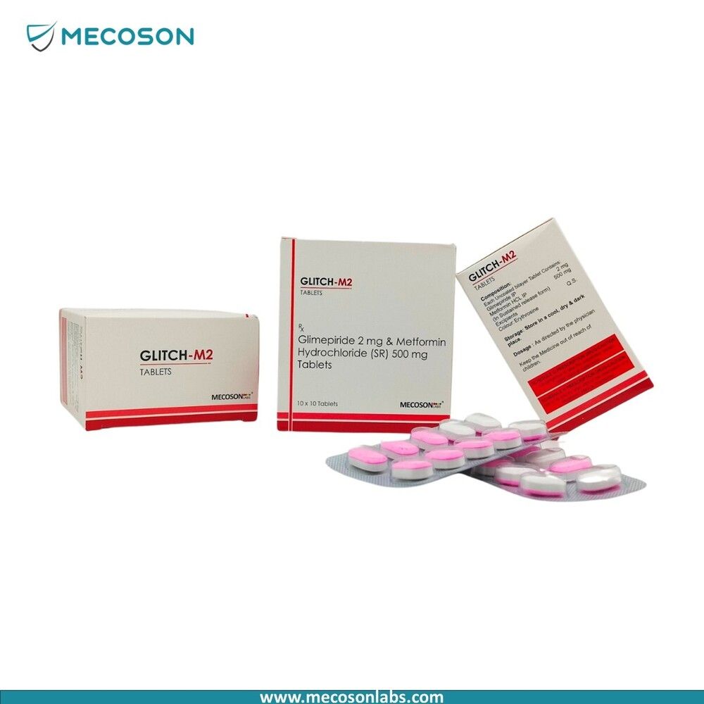 Glimepiride 1mg metformin 500mg tab