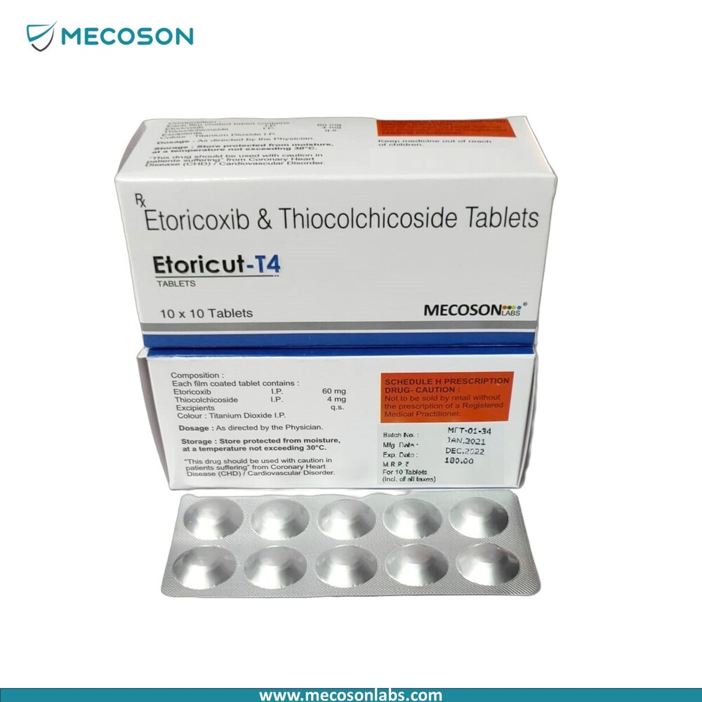 Aceclofenac100Mg  Thiocolchicoside 4mg tab