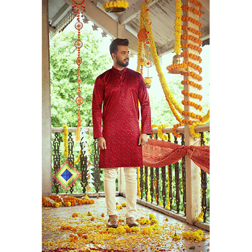 2132 Marron NAVRATRI KURTA