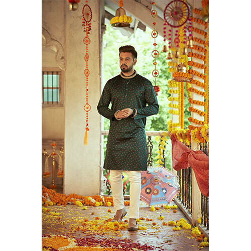 2136 Green NAVRATRI KURTA